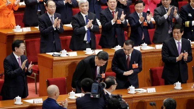 Hace unos días legisladores chinos aprobaran eliminar el límite de dos mandatos para su líder. China