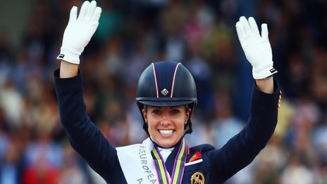VIDEO: Dujardin retains Euro dressage title