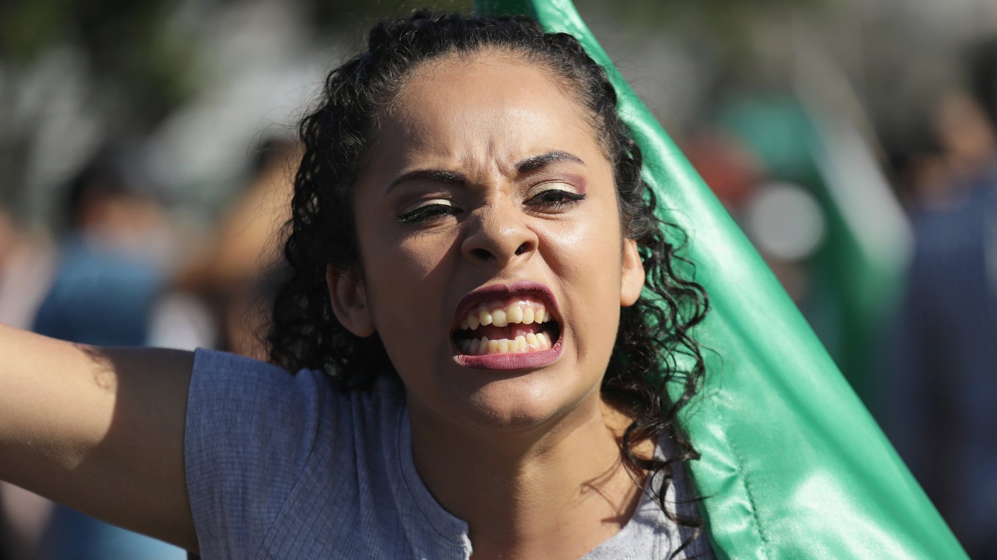 Lady Frijoles la migrante hondure a que rechaz la comida de un