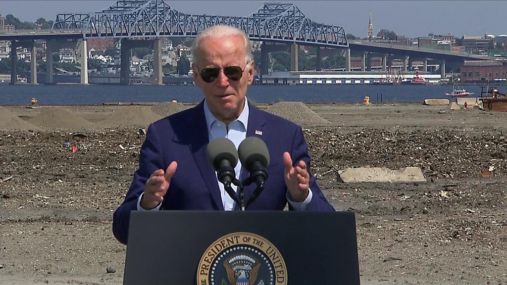 Biden says climate change clear and present danger