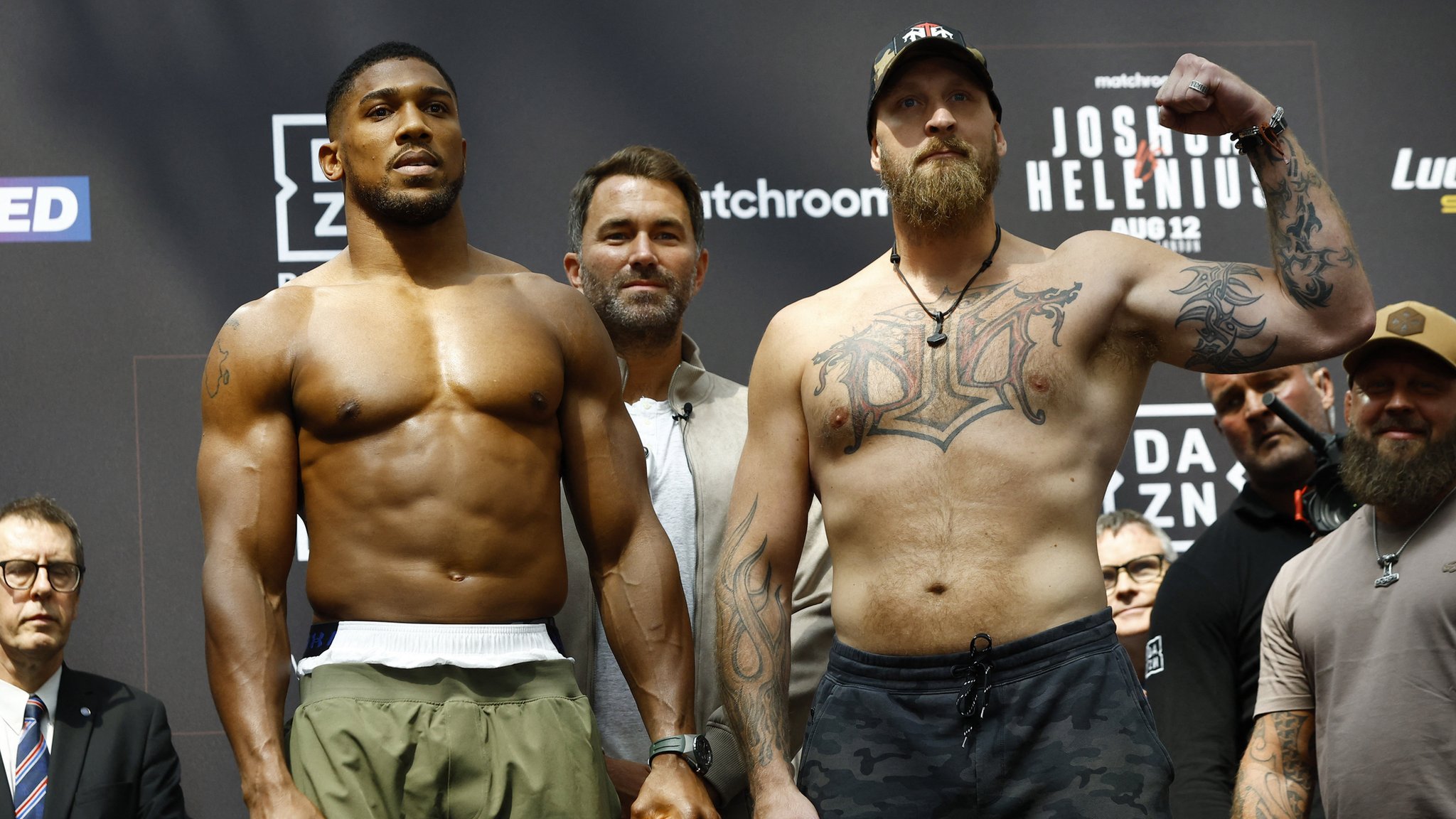 Anthony Joshua v Robert Helenius: Briton wins with one-punch knockout in  round seven - BBC Sport