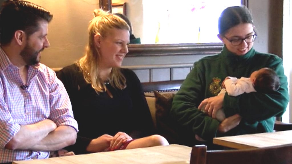 Dad delivers own baby in Oxfordshire pub