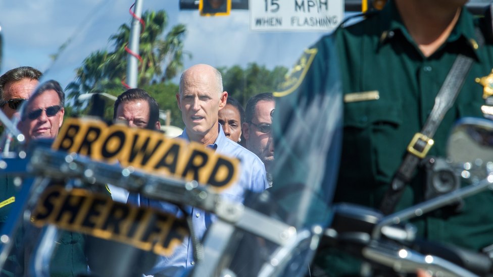 El gobernador de Florida, Rick Scott.