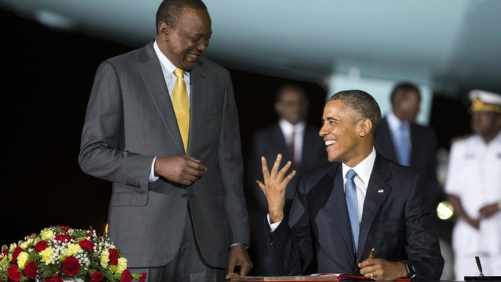 Obama and Kenyatta