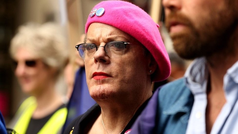 Brexit protests: Man charged with Eddie Izzard beret theft