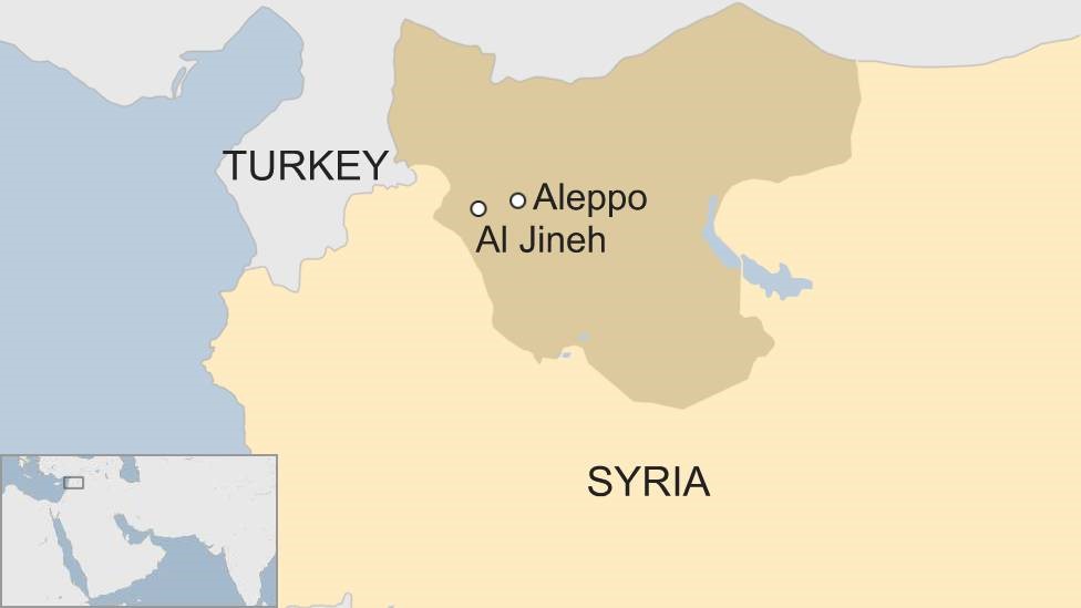 Syria 'air raid on mosque kills 42' in Aleppo province
