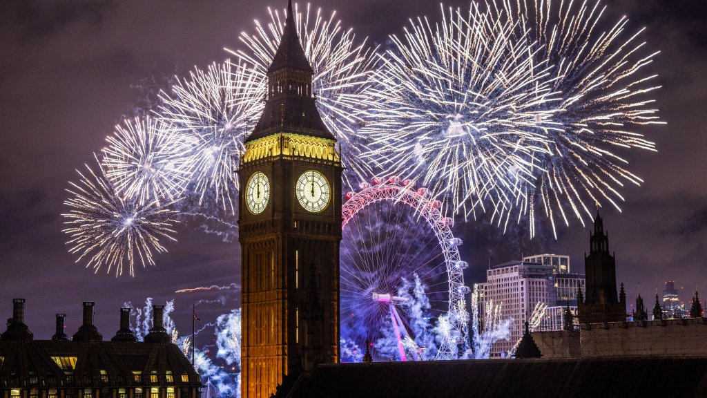 New Year's Eve 2023 in the United Kingdom