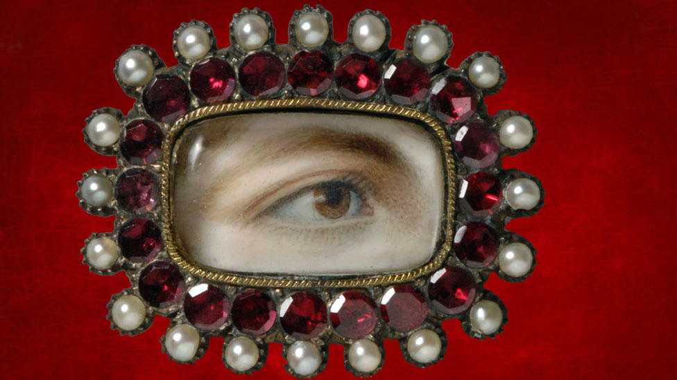 Una última mirada... con rubíes y perlas. Cortesía del Museo de Arte de Filadelfia.