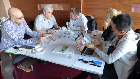 Production staff - Children's and Coronation Street - in a session of the carbon literacy course