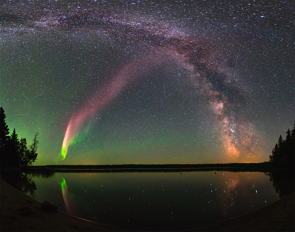 Aurora boreal Steve (Foto: Krista Trinder/NASA)