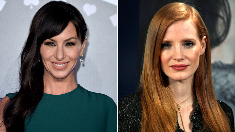 Molly Bloom y Jessica Chastain