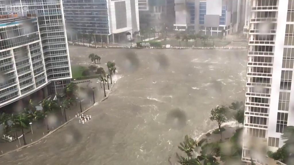 Las impactantes imágenes de las inundaciones en Miami al paso del huracán  Irma - BBC News Mundo