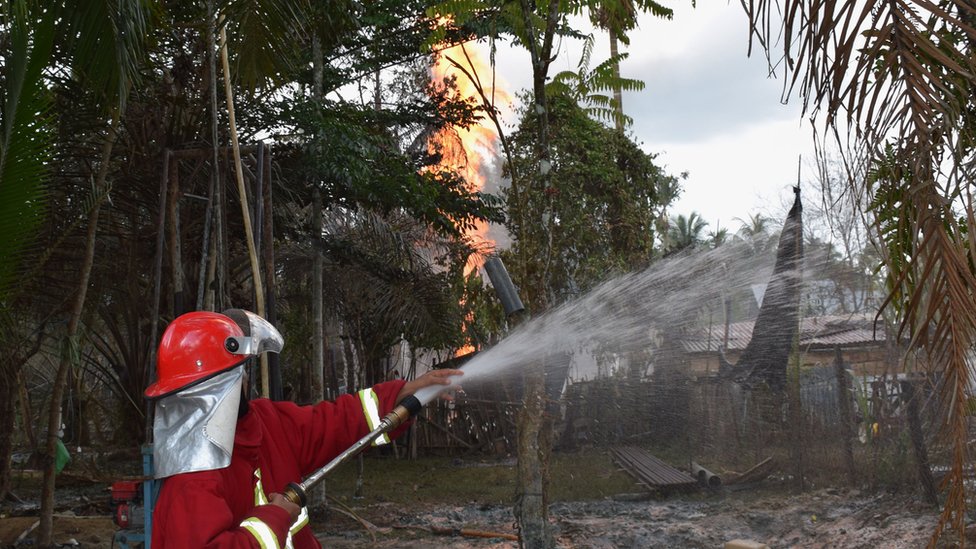 Sumur minyak ilegal di Aceh Timur terbakar, setidaknya 15 orang tewas, puluhan luka-luka