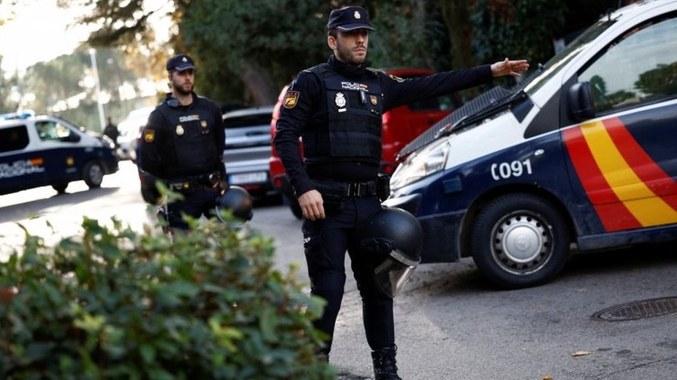 Letter bomb at Ukraine's Spain embassy injures one