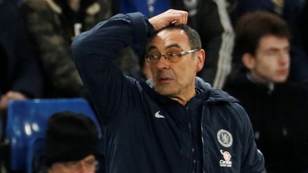 Chelsea boss Sarri 'done' after FA Cup exit - Sutton