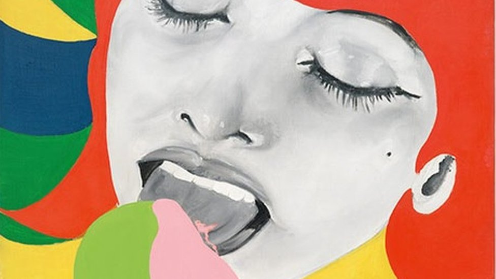 This painting is 'too obscene' for Facebook - BBC News