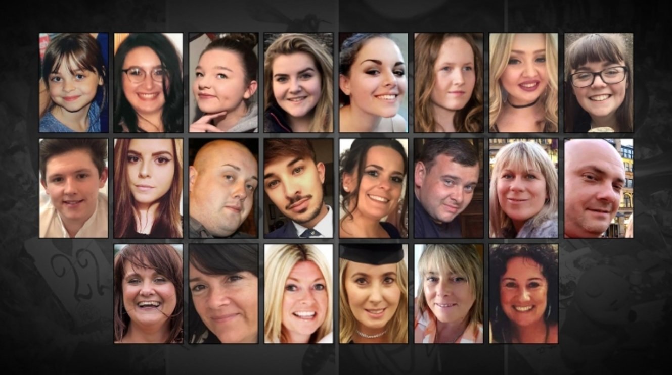 The 22 victims of the Manchester Arena bombing