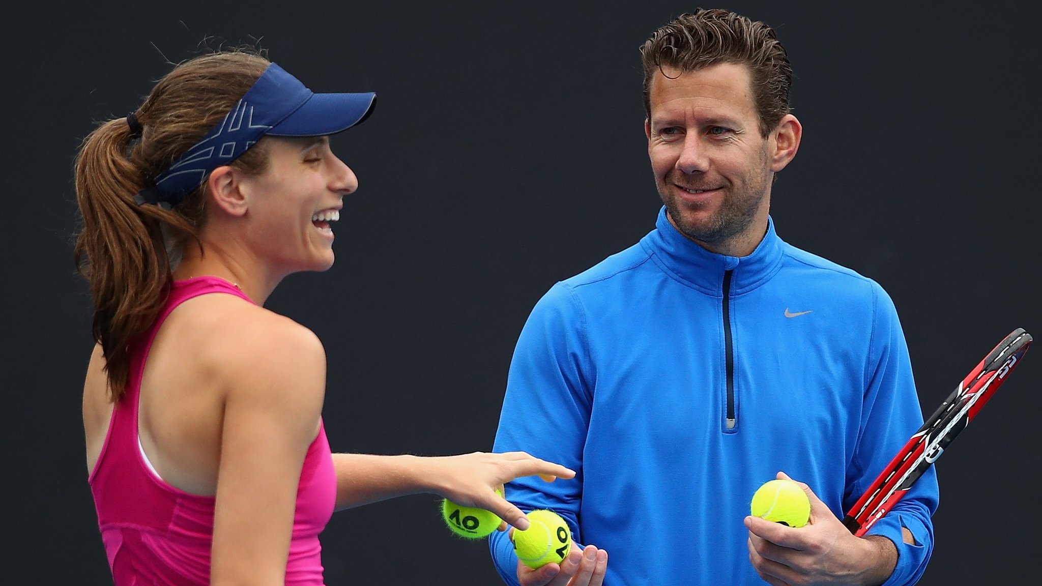 Johanna Konta can win Grand Slam - coach Wim Fissette