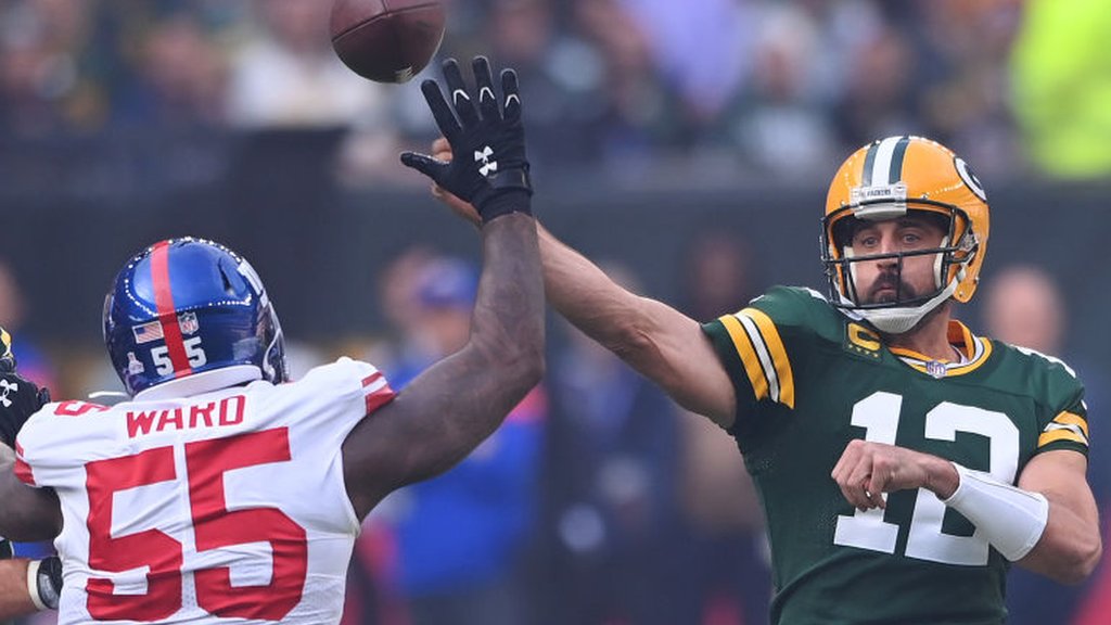 NFL LIVE: Green Bay Packers v New York Giants live text and score