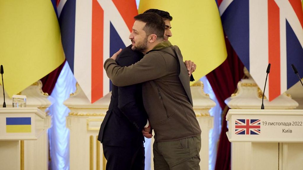 Rishi Sunak meets President Zelensky in Kyiv