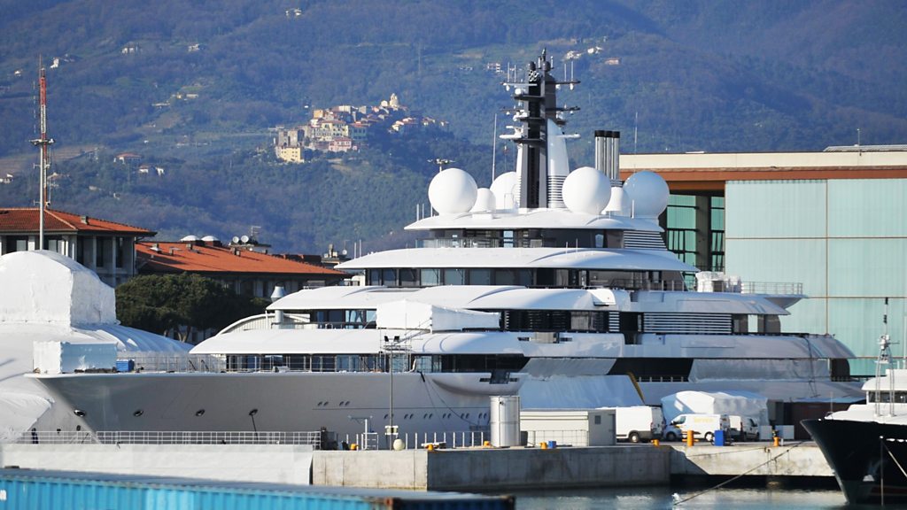 Nghi vấn siêu du thuyền đang đậu ở Ý là của Tổng thống Nga Putin - BBC News  Tiếng Việt