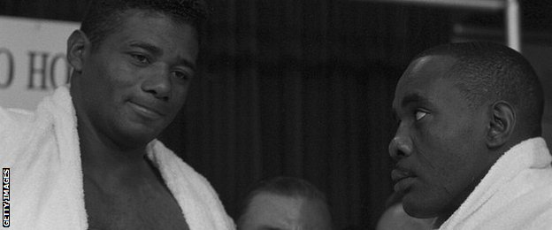 Floyd Patterson and Sonny Liston