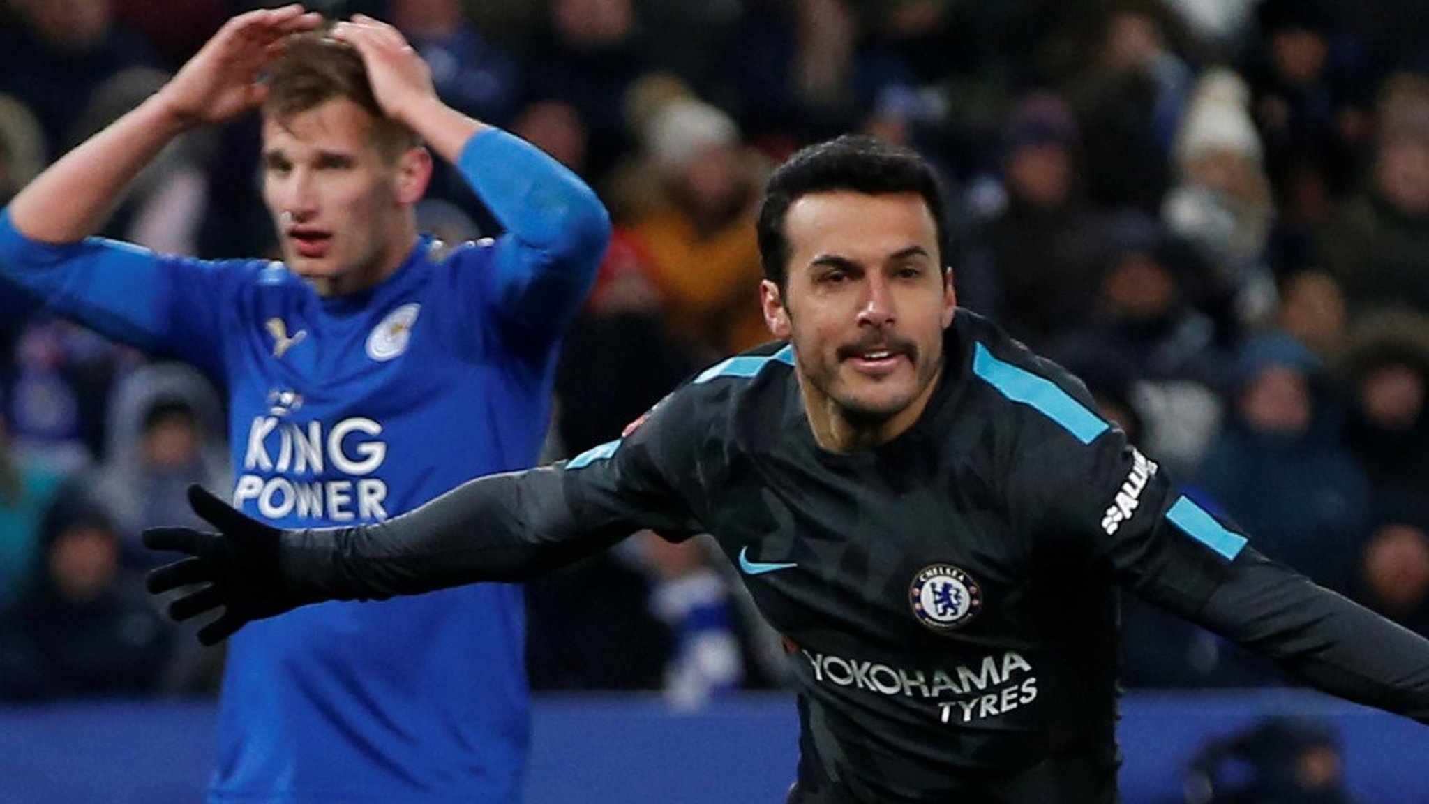 Chelsea edge past Leicester in extra time in tight cup tie
