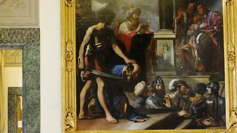 أحد الأعمال الفنية للرسام الإيطالي غورتشينو (1591 - 1666)