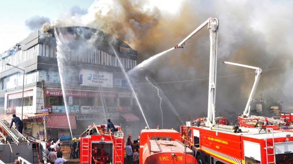 India tuition centre fire kills 20 in Gujarat state