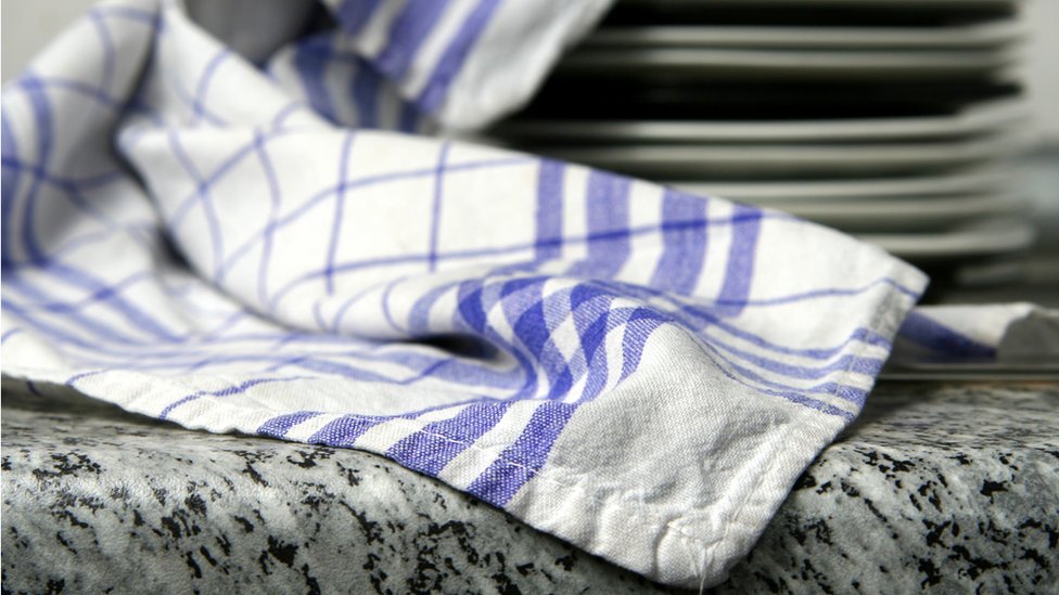  Trapos de cocina de algodón para el hogar, absorbentes y no se  pelan fácilmente, toalla de limpieza, paño de cocina húmedo y seco, cepillo  para limpiar la cocina (B, tamaño único) 