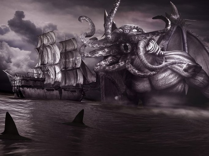 Una representación del monstruo Cthulhu