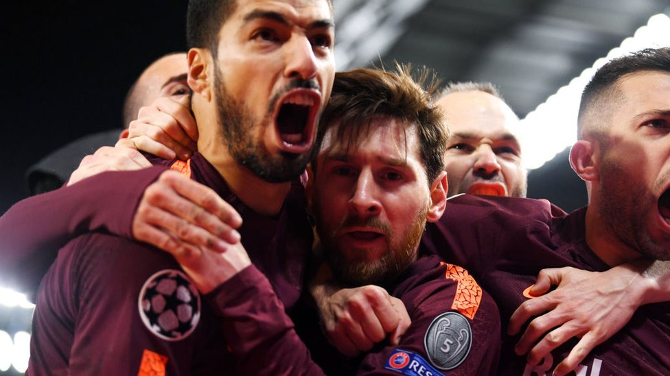 Jugadores del Barcelona
