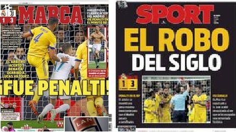 Real-Juve inspire la presse italienne et espagnole
