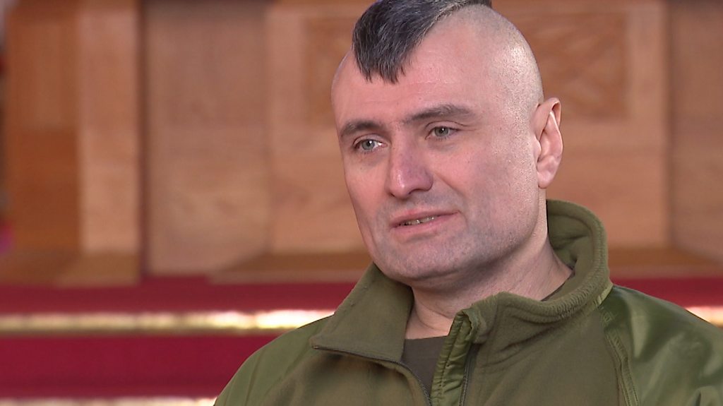 The Ukrainian soldier recovering in Scotland