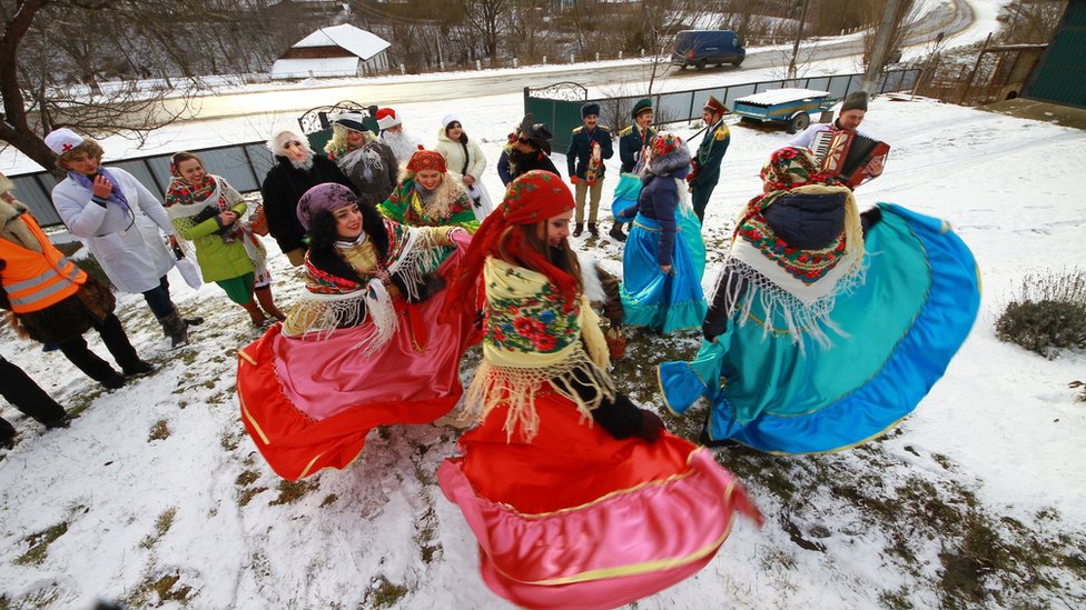 Празднование Маланки в Украине