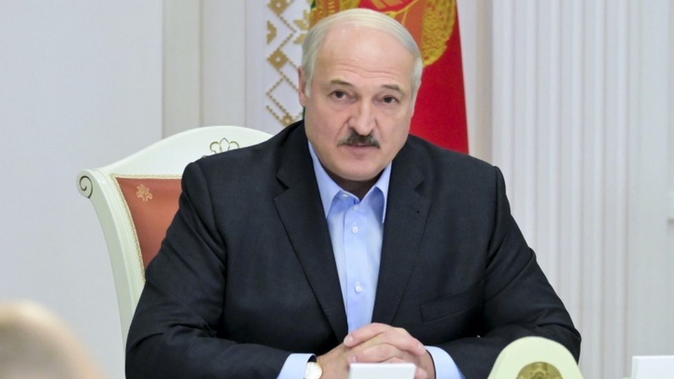 President Alexander Lukashenko at security meeting - 12 September