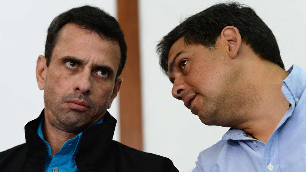 Henrique Capriles y Carlos Ocariz.