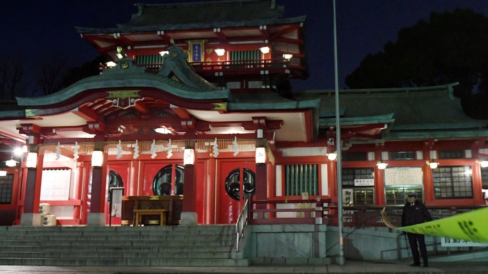 El templo Tomioka Hachimangu