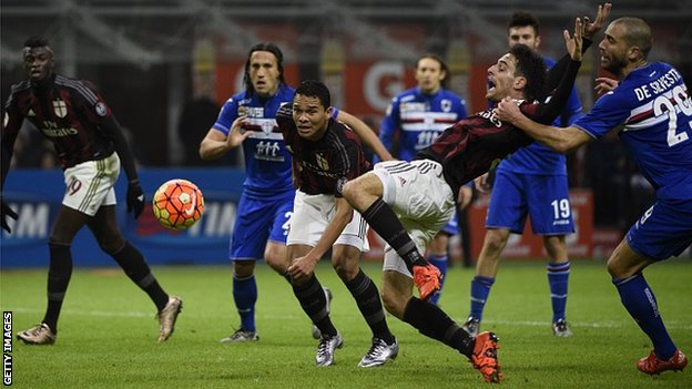 Video: AC Milan vs Sampdoria Video: AC Milan vs Sampdoria