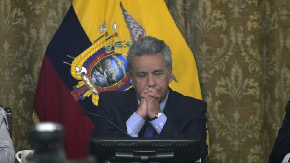 El presidente de Ecuador, Lenín Moreno
