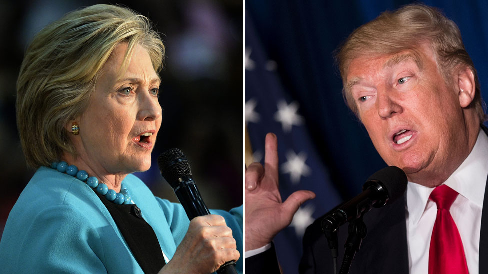 US election 2016: Clinton rips into Trump over taxes