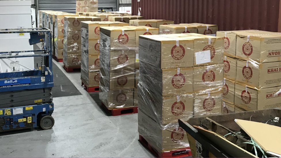 Justice Minister welcomes seizure of 15 million cigarettes
