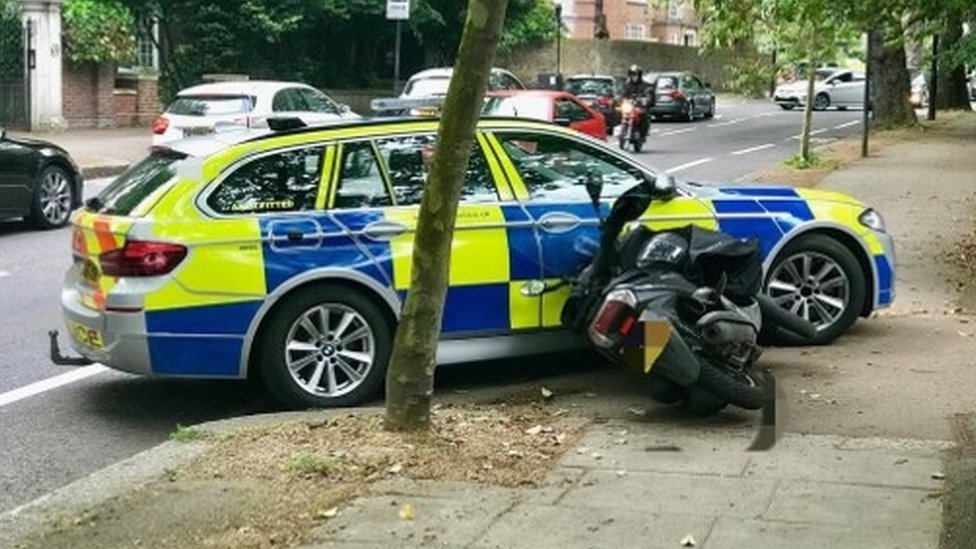 Met Police scooter crash video released as IOPC investigates