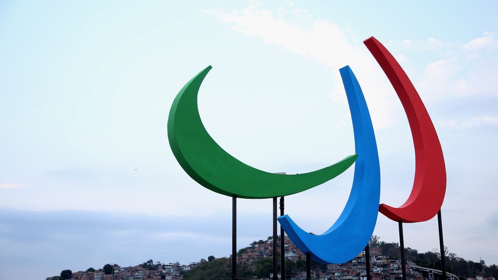 Belarus official banned from Paralympic Games for Russia flag stunt