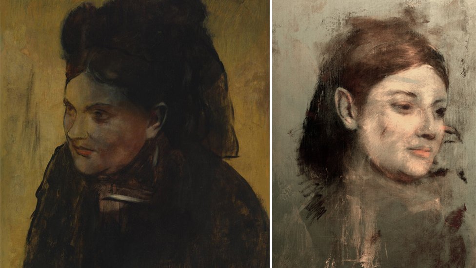 Hidden Degas portrait revealed - BBC News