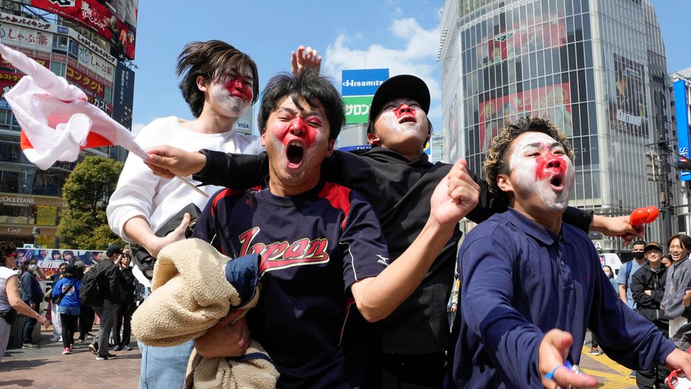 Japan celebrates thrilling baseball win over US