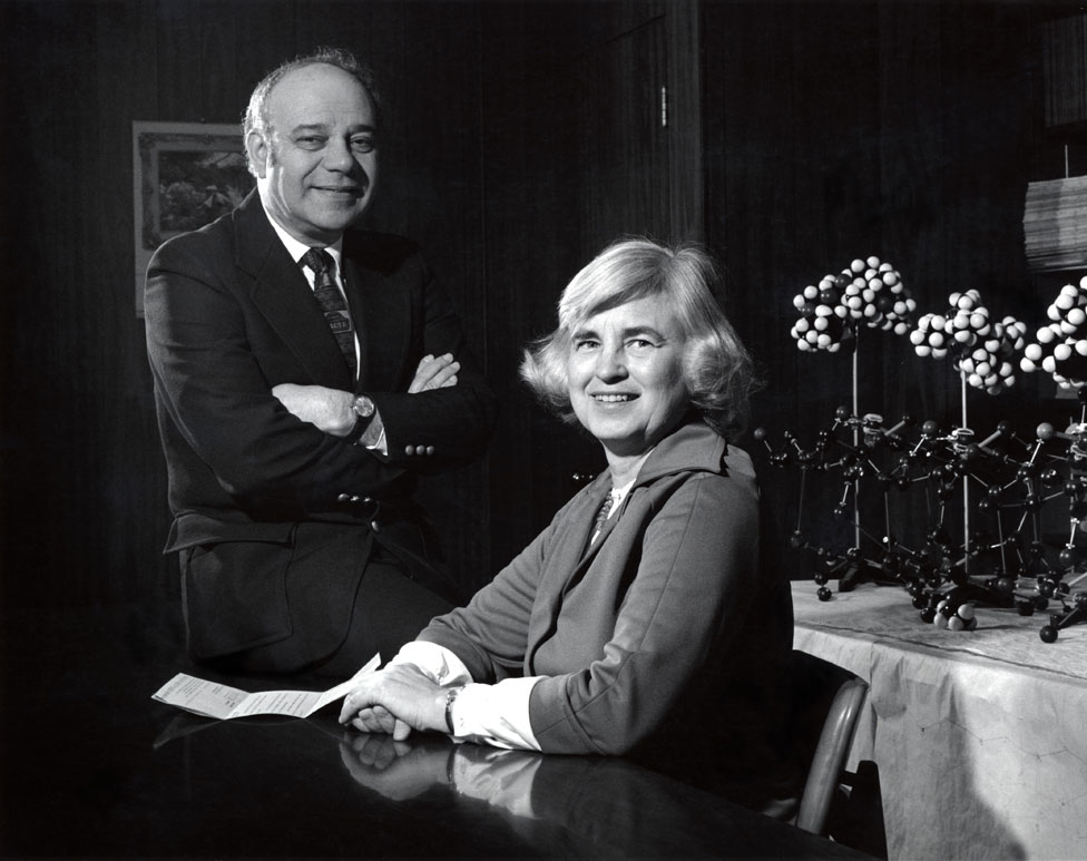 Isabella y Jerome Karle (Foto cortesía: U.S. Naval Research Laboratory)