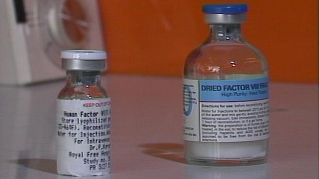 Botellas de Factor VIII