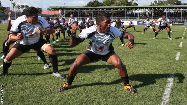 BBC Sport - Rugby World Cup 2015: Fiji players listen to ... - 624 x 351 jpeg 79kB