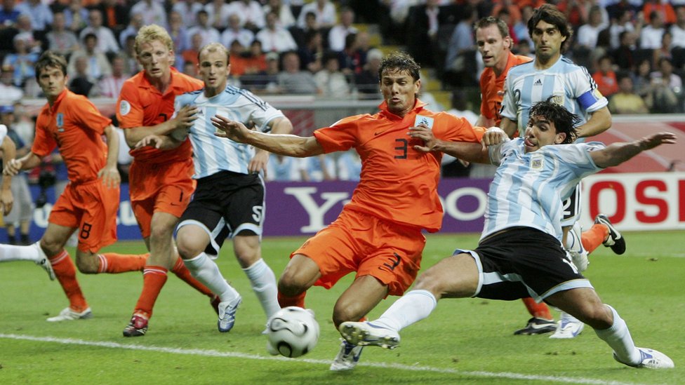 Partido Argentina Holanda en 2006